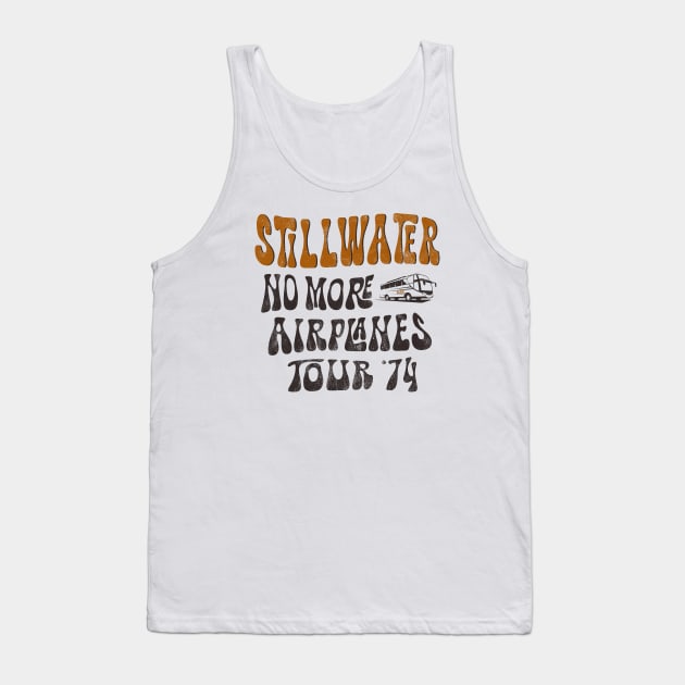 Stillwater No More Airplanes Tour '74 Tank Top by Totally Major